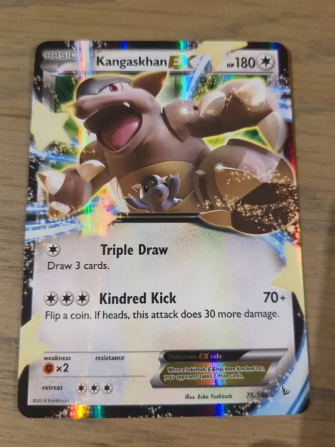 Kangaskhan EX ULTRA RARE 78/106 XY Flashfire Pokemon card TCG NM HOLO 2014