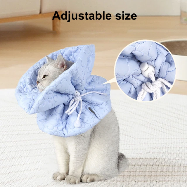 POSTSURGERY PET COLLAR Adjustable Recovery Cone Cat Stop Licking