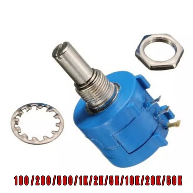 Potenziometro 10 giri 3590S a filo precisione variabile multigiro lunghezza 11,5 mm