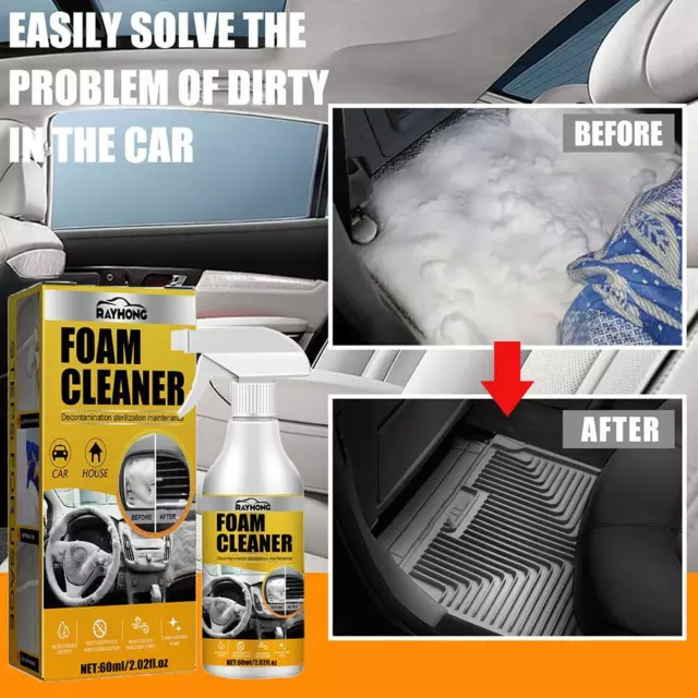 Multipurpose Foam Spray Cleaner for car interior Leather Clean Maintenance Spray