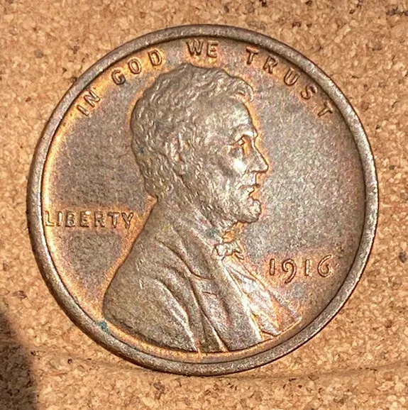 1916-P Brilliant Uncirculated US Lincoln Wheat 1C Cent Penny From High End A1