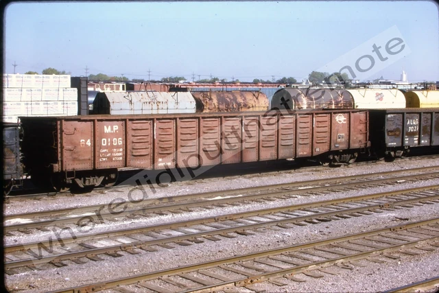 Original Slide Missouri Pacific MP 640106 Gondola Proviso ILL 11-94