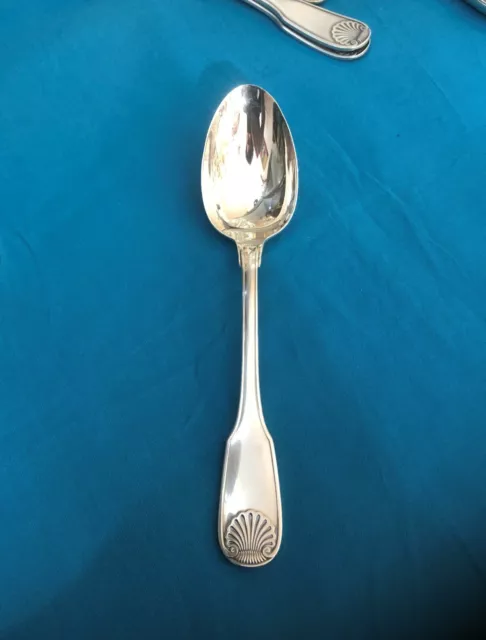 cuillère de table CHRISTOFLE métal argenté Modèle VENDOME COQUILLE 20,5 cm Soupe