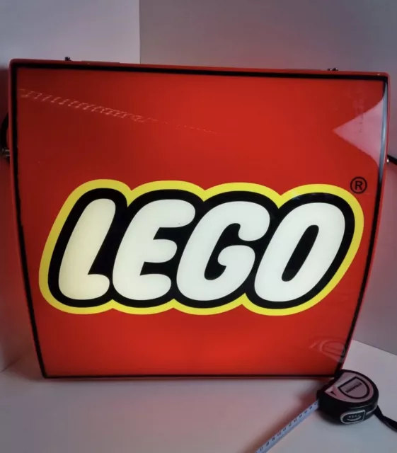 Lego Leuchtreklame Werbeschild beleuchtet SELTEN neu