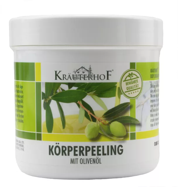 Peeling Körperpeeling mit Olivenöl 400g Hautpflege Körperpflege scrub body