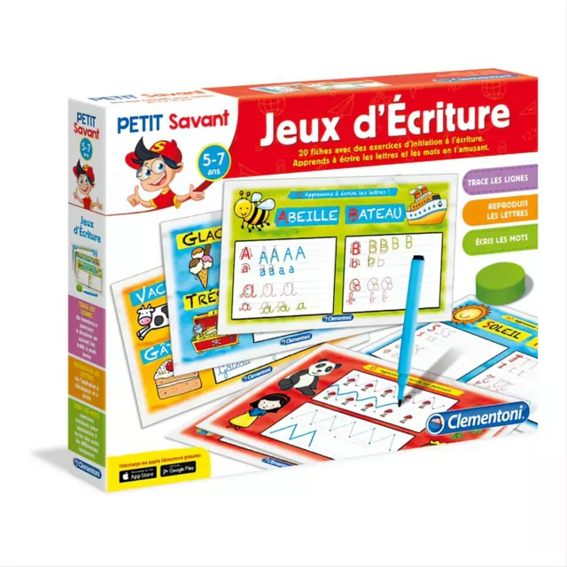 CLEMENTONI - JEUX D'ÉCRITURE ENFANT 5-7 ans - Jeux éducatif scolaire Neuf  EUR 17,91 - PicClick FR
