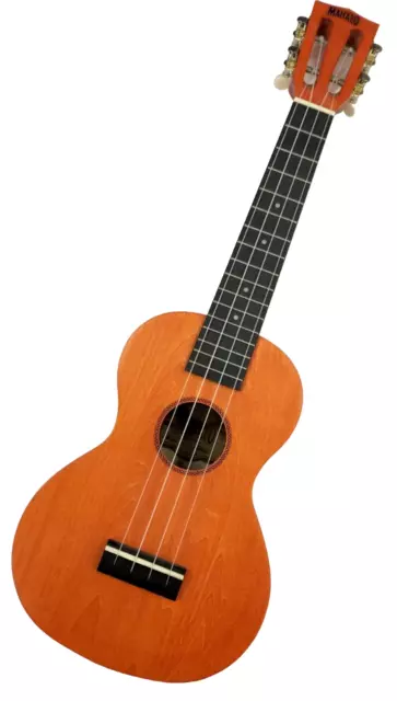 Mahalo Ukulele Concert Orange Sunset Custodia Inclusa Legno Island Concerto