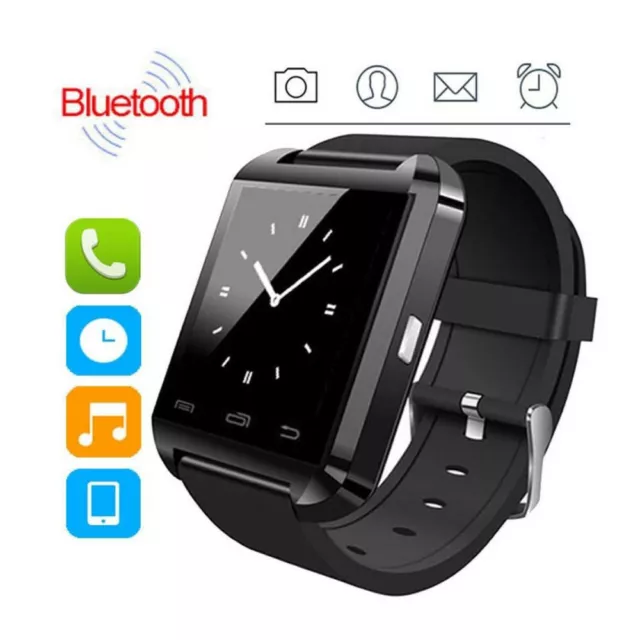 MONTRE CONNECTÉE SMART Watch Bluetooth Podomètre Connecte Android Samsung  EUR 14,99 - PicClick FR