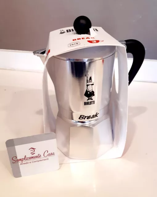 Bialetti Break - Caffettiera Espresso Maker - 3 Tazze - Nuova
