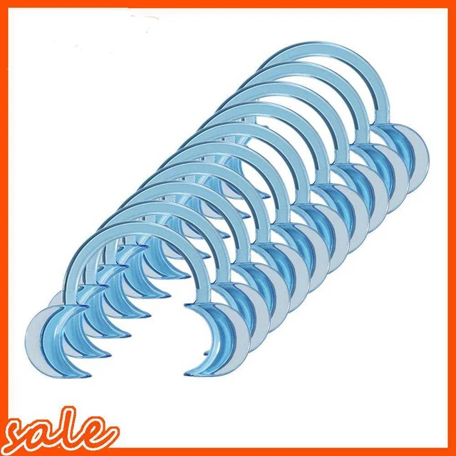 10pcs Reusable C Type Dental Dentist Mouth Opener Lip Cheek Retractor (L)