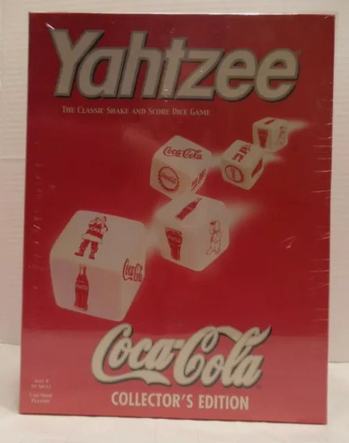 Yahtzee Coca-Cola Collector's Edition Game Factory sealed NIB