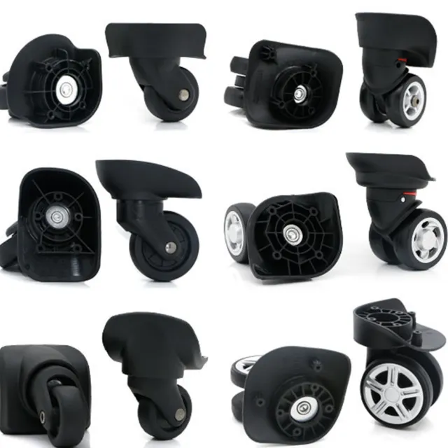 1pair Luggage Spinner Caster Wheels Repair Suitcase Rolling Wheels Replacement