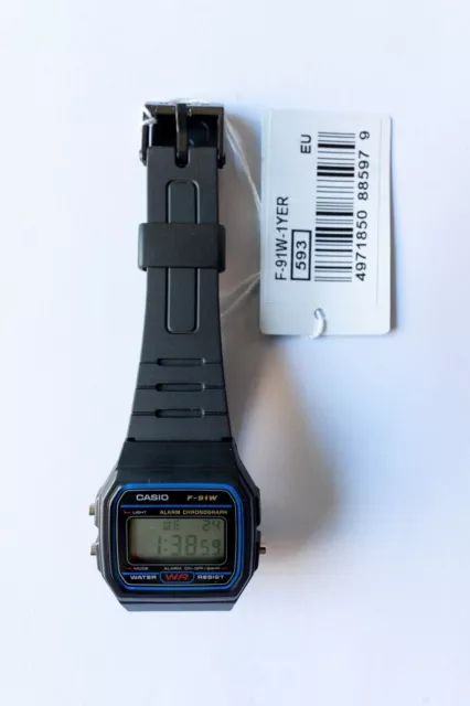 Casio F-91W  Watch Black