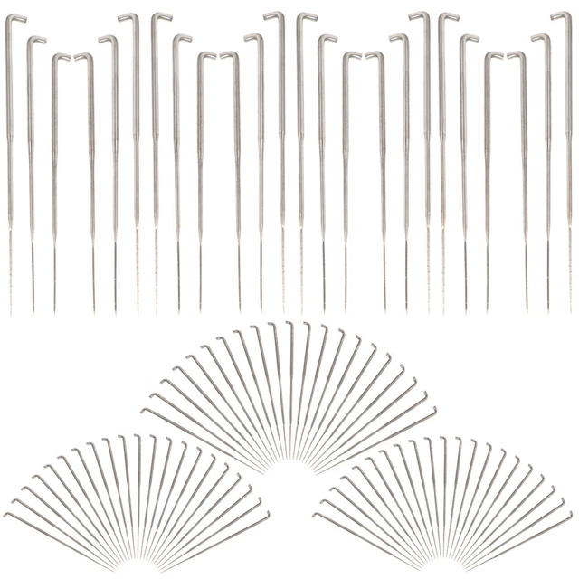 150 Pcs Materialien Zum Nadelfilzen Filznadel Punch-Needle-Stickerei Einstellbar
