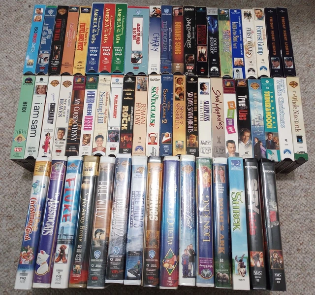 LARGE LOT OF 66 VHS Disney Fox WB MGM Touchstone Paramount Benji Little