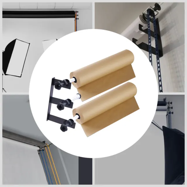 DE 3 soporte de scooter fondo con montaje en pared fondo manual ganchos + cadenas