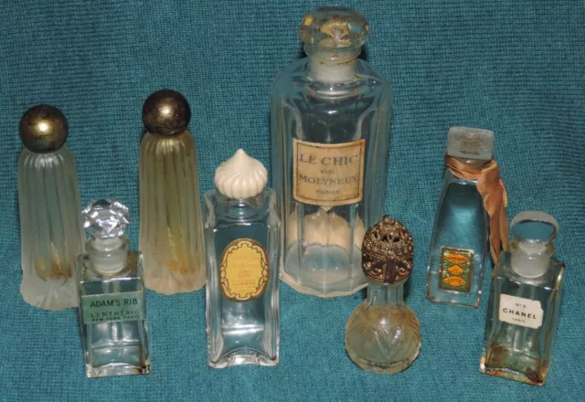 5 vintage perfume bottles - Gem