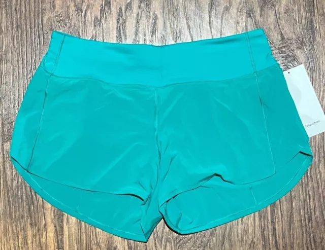 NEW Women Lululemon Speed Up High-Rise Lined Short 4 Sunny Coral Size 8