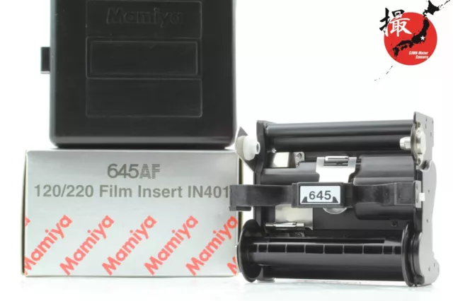 【TOP MINT in Box】 Mamiya 645AF 120/220 Film Insert IN401 For AF AFD II III Japan
