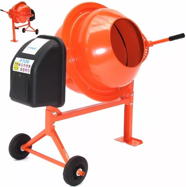 Portable Cement 55503 Concrete Mixer 70L Mortar Mixer with Stand 70 ltr