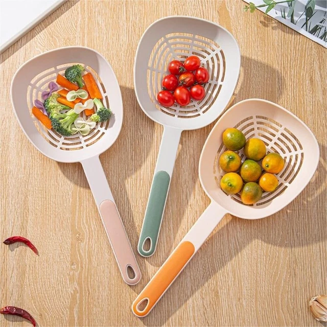 Pasta Large Kitchen Accessories Leak Spoon Strainer Colander Funnel