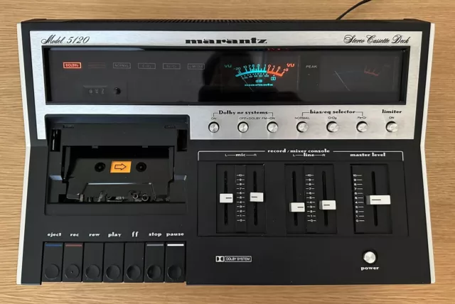 Marantz Model 5120 Stereo Cassette Deck - Please Read