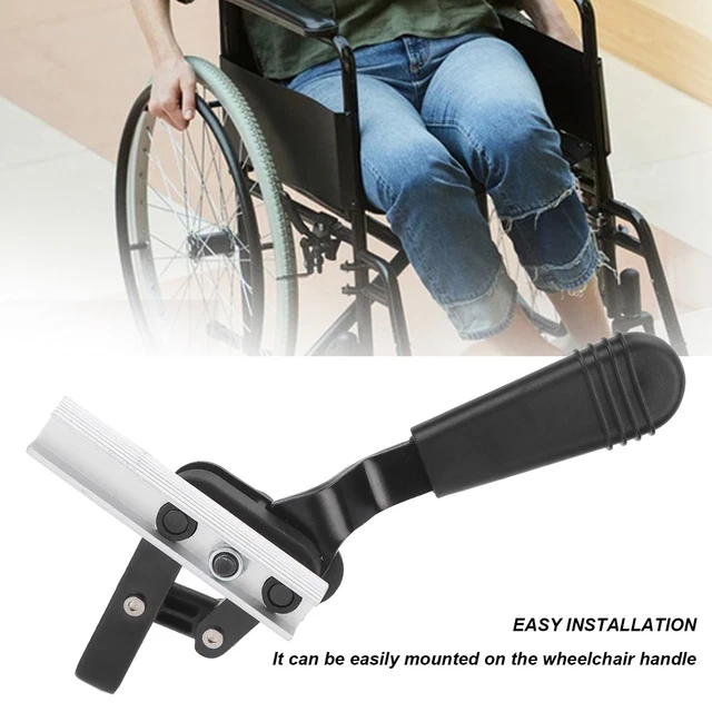 (Derecho) Freno para silla de ruedas 25 mm de alta resistencia aleación de aluminio para silla de ruedas mano chw