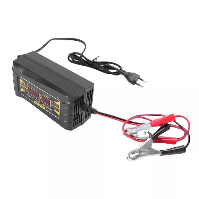 Universal Auto Car 12V 10A Smart Fast Lead-acid Battery Charger LCD Display