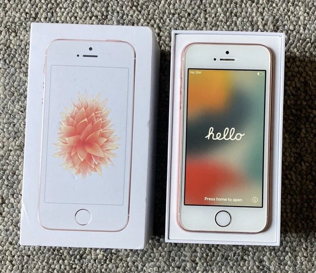 APPLE IPHONE SE 128GB Rose Gold model A1723 unlocked excel. cond