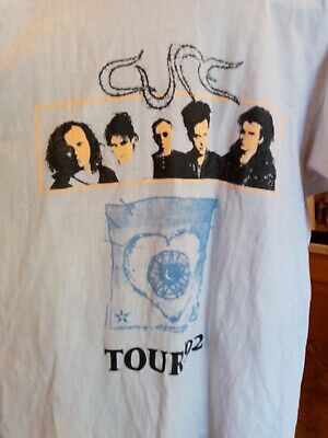 CURE 1992 Wish World Tour vintage concert t-shirt XL Great Shape Robert Smith 3