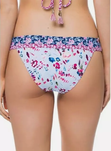 Lucky Brand Junior's Gypsy Floral Banded Hipster Bikini Bottom Size S  5248