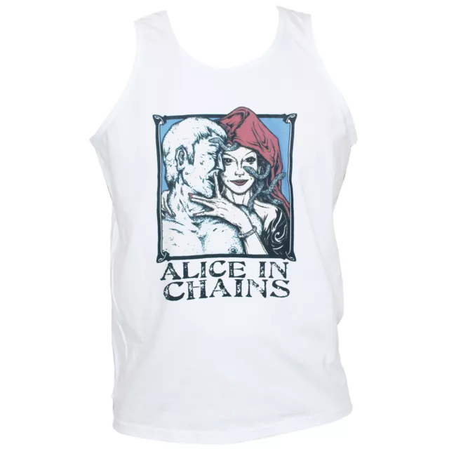 Maglietta Alice In Chains Grunge Metallo Alternative Rock Poster Gilet Unisex Nuova