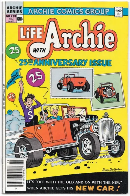 LIFE WITH ARCHIE #238 F, Newsstand, Archie Comics 1983 Stock Image