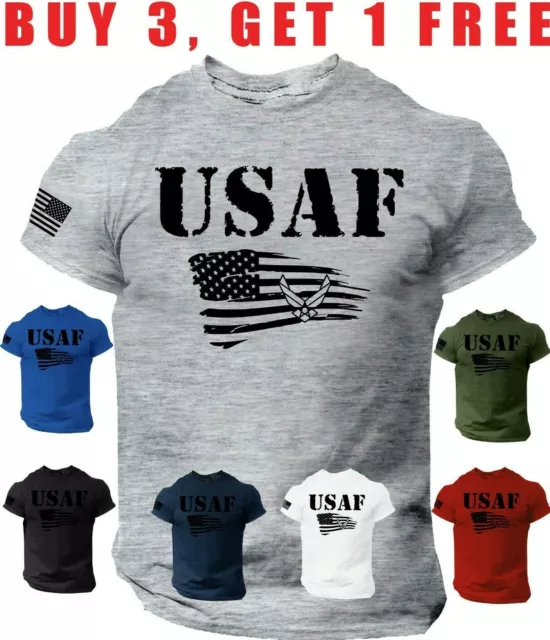 USAF T-Shirt United States US Air Force T shirt Physical Training Tee S-3XL