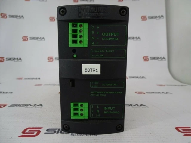 Murr Elektronik Mcs10-230/24 Power Supply Single Phase Switch Mode 200-240V/24V