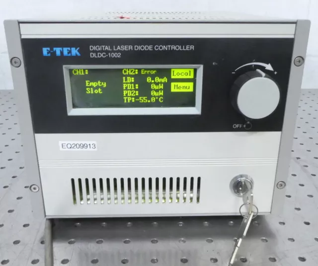 R187865 E-Tek DLDC-1002 Digital Laser Diode Controller