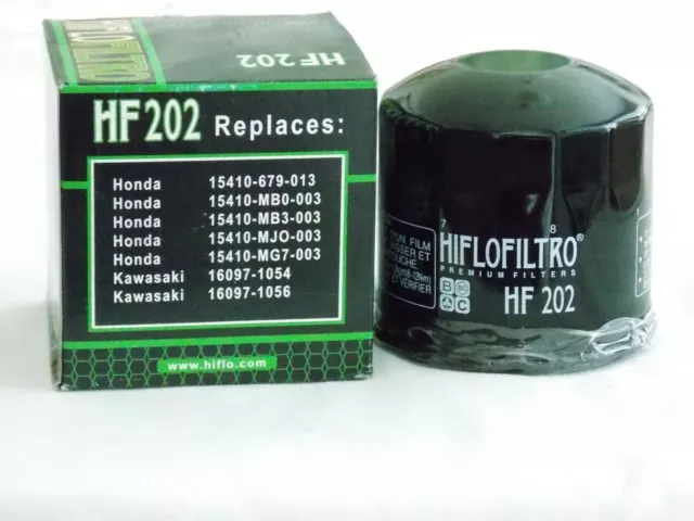 NOS Filtre à Huile (HF202) Remplace Honda NV400 VF400 CB700 Kawasaki EX400 VN700