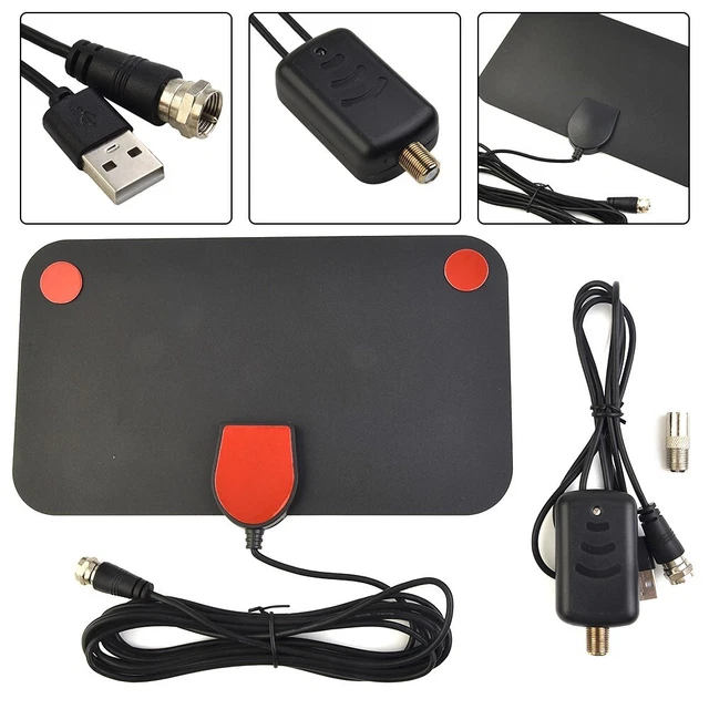 Utile TV Antenna Digitale 1.5C-2V 120 210 0.6mm 13-foot 1500 Miles 1pc
