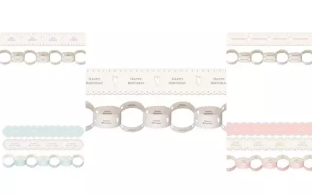 A Selection East Of India Paper Chains A Pack Of 3metres Weddings Birthday