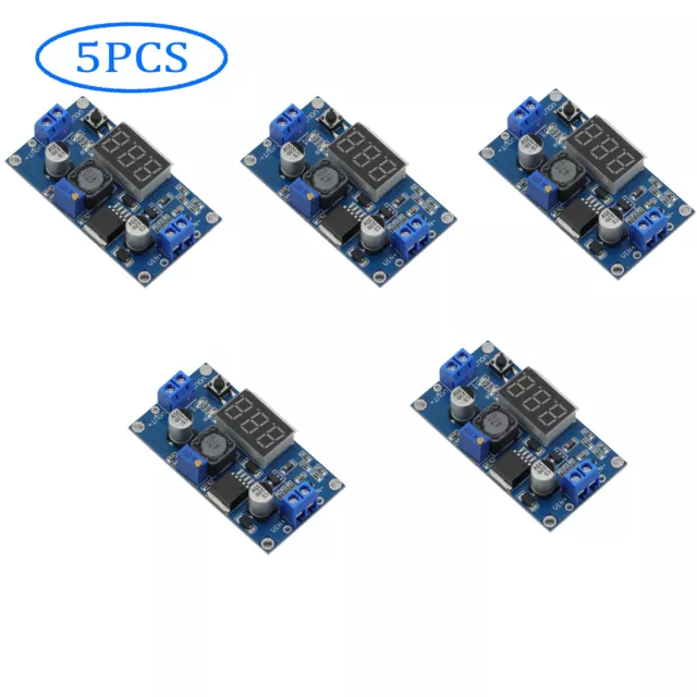 5pcs LM2596 DC Voltage Regulator Buck Converter Power Supply Step-Down Module US