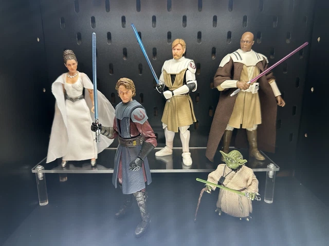 Black Series 5 Figures Leia Anakin Skywalker Obi Wan Kenobi Mace Windu Yoda