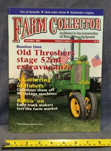 Farm Collector November 2002 Magazine A Gathering Of Hubers
