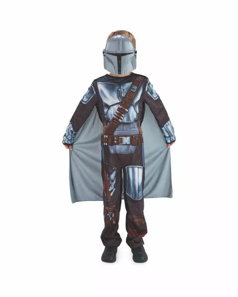 Star Wars Disney The Mandalorian Childrens Fancy Dress Costume  7-8 Years - New