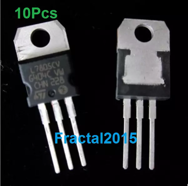 10 Pcs L7805Cv To220 L7805 To-220 7805 Lm7805 Mc7805