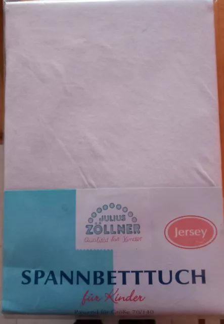 Spannbettlaken Bettlaken weiß 70x140 /60x120 Kinder. Julius Zöllner neu und ovp