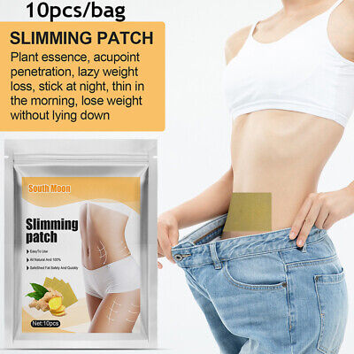 10 parches fuertes para adelgazar dieta ayuda desintoxicación Slim Patch Fat B,