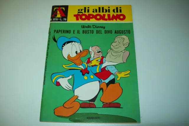 Gli Albi Di Topolino-N. 879-Paperino Busto Del Divo..-Disney Mondadori-12/9/1971