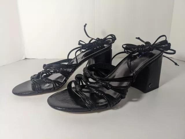 NEW-Size 8M Womens Circus NY Sam Edelman Oriana Block Heeled Sandals Black