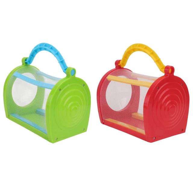 Kit de 2 piezas jaula de insectos hábitat jaula para niños