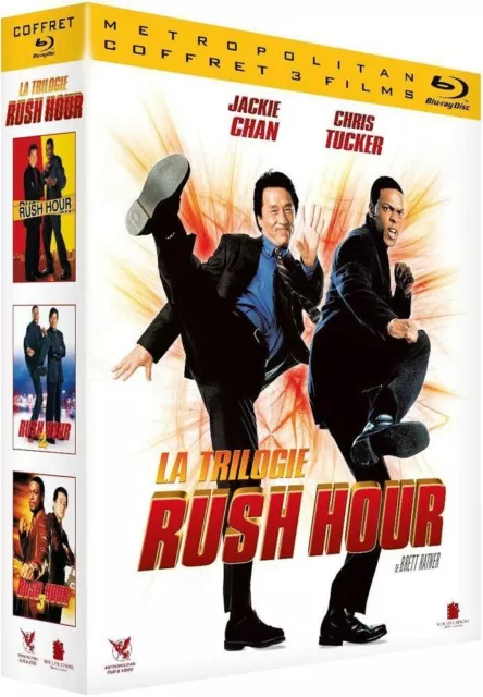 Coffret Rush Hour La trilogie Edition collector limitée intégrale Blu-Ray neuf